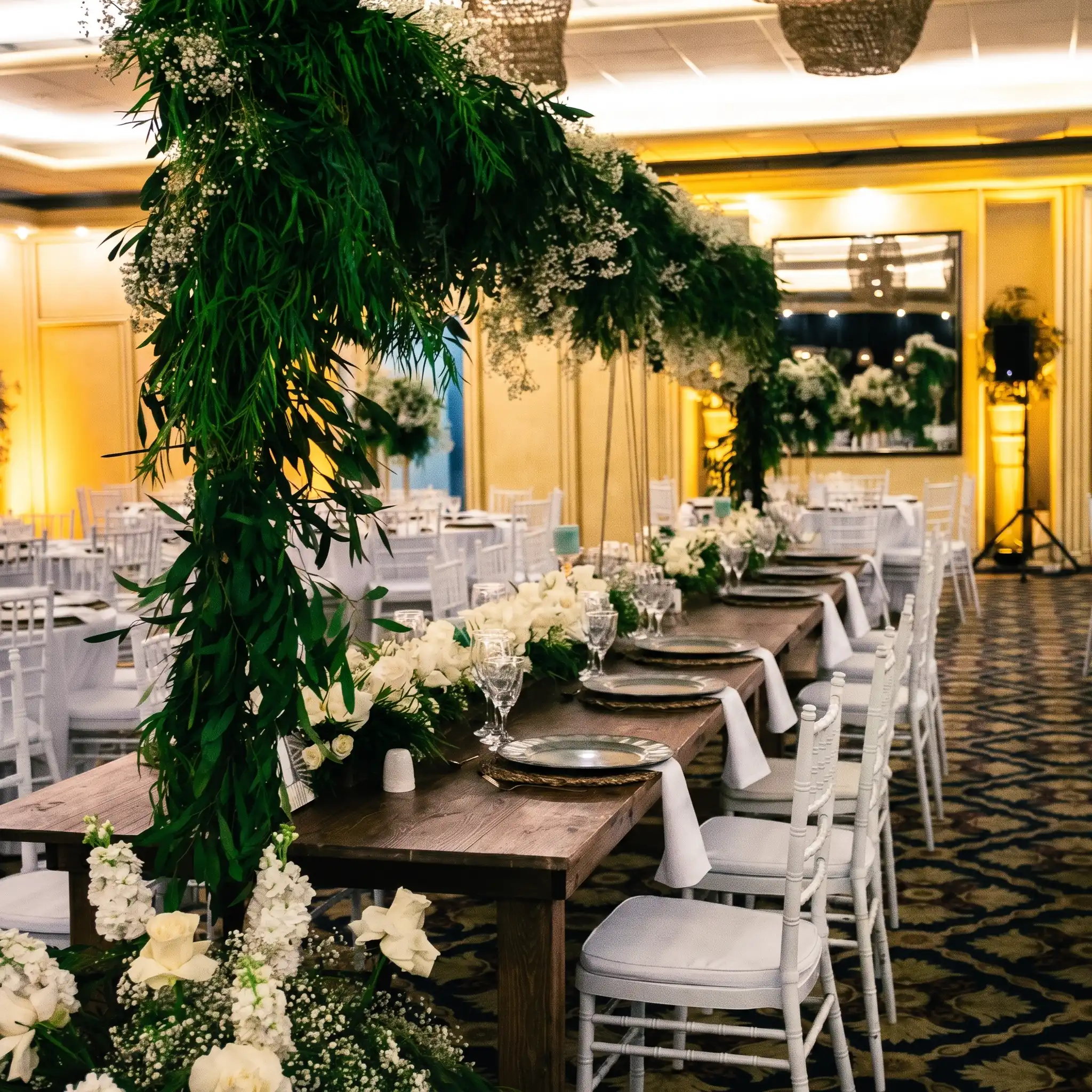 Decoración floral y ambientación para matrimonios